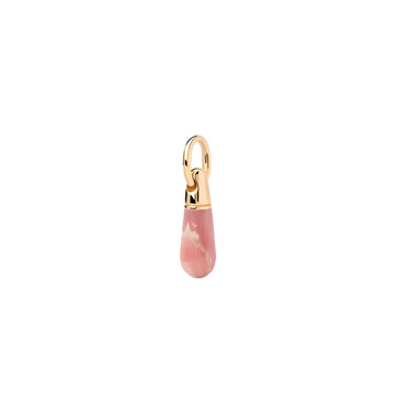 Ciondolo PDPAOLA Rhodocrosite Drop pietra rosa MISURA UNICA
