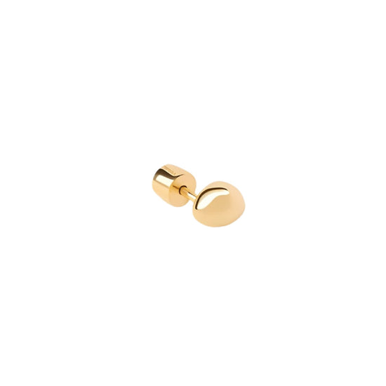 Piercing gravity PDPAOLA Dolphin in argento placcato oro MISURA UNICA