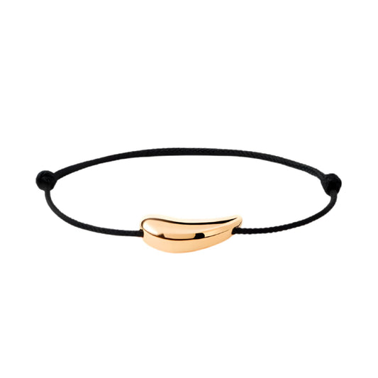 Bracciale PDPAOLA in argento placcatura oro 18kt con cornetto regolabili