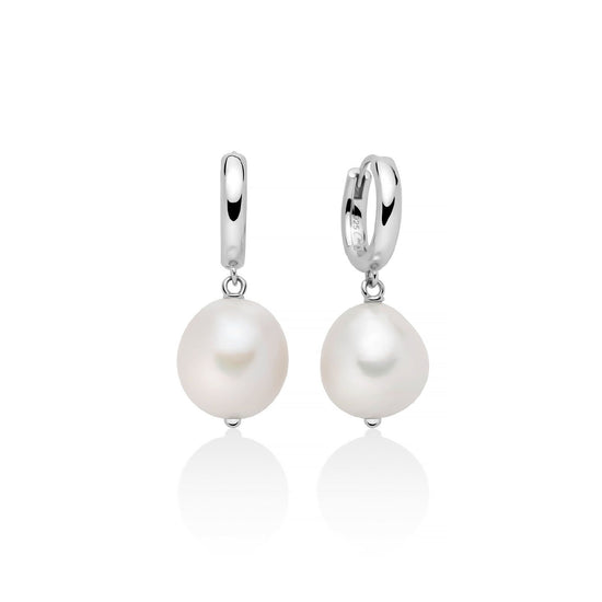 Orecchini pendenti donna Miluna Giochi di Perle argento perle 12/14 PER2741B-1