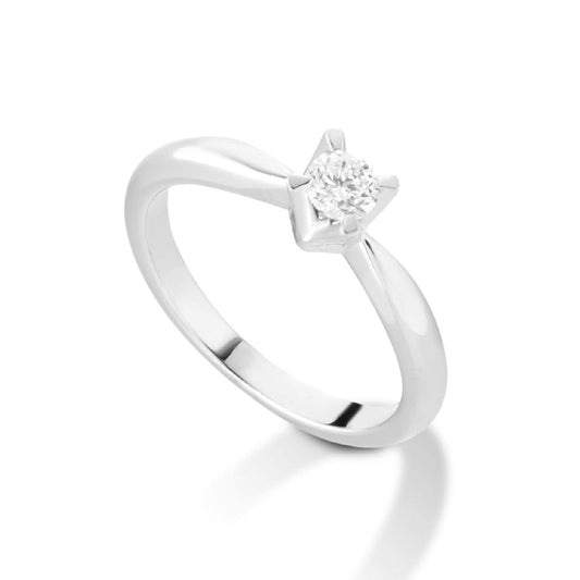 Anello donna PG Gioielli in oro 18kt diamante 0,10ct G I+ SU MISURA