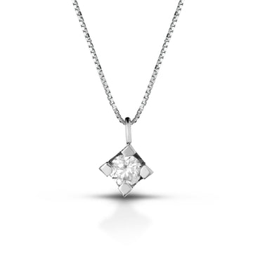 Collana donna PG Gioielli in oro 18kt diamante 0,10ct G I+ MISURA UNICA