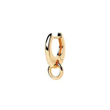 Orecchini donna PDPAOLA Essential in argento dorato con cerchietto PG01-185-U-1