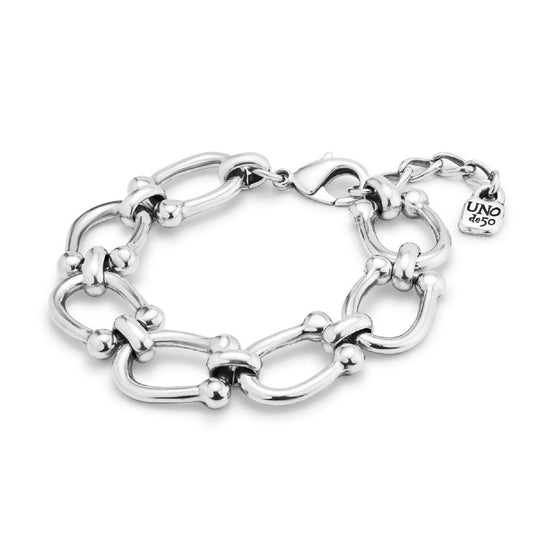 Bracciale donna Uno de 50 Youthful lega metallica maglie a staffa PUL2421MTL0000M-2