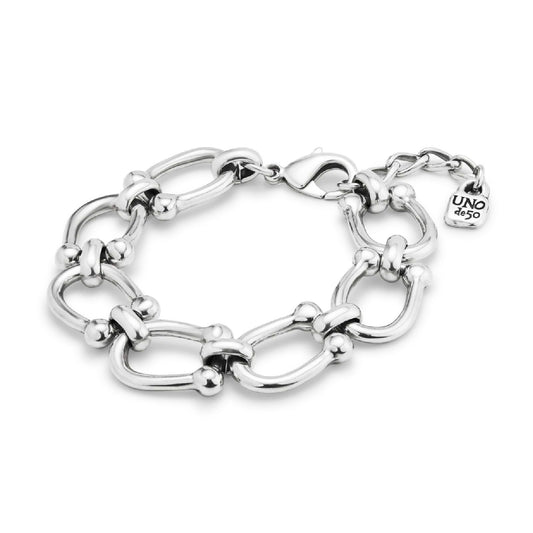 Bracciale donna Uno de 50 Youthful lega metallica maglie a staffa PUL2421MTL0000M-2