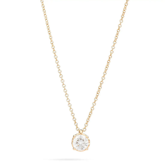 Collana punto luce Recarlo in oro giallo 18kt e diamante 45 cm