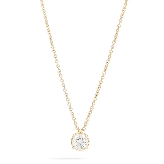 Collana punto luce Recarlo in oro giallo 18kt e diamante 45 cm