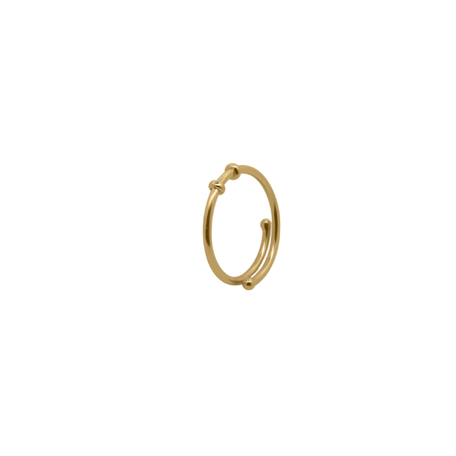 Anello regolabile Rue Des Mille in argento dorato da donna REGOLABILE