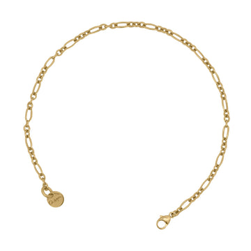Bracciale catena da donna Rue Des Mille in argento dorato 18 cm