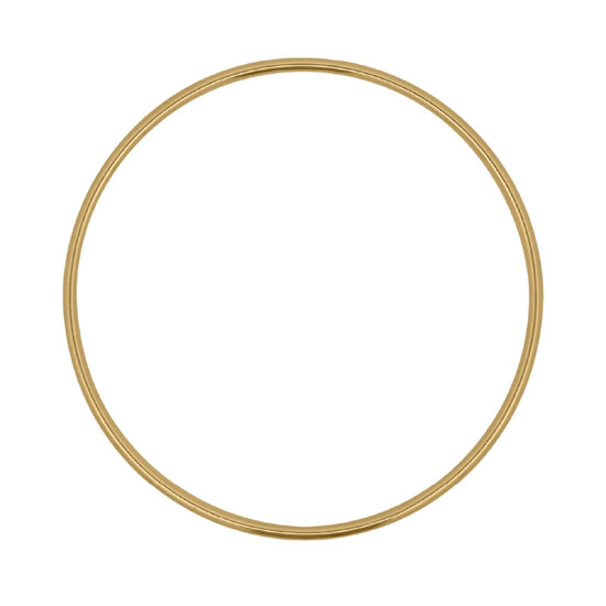 Bracciale rigido Charm Bar Rue Des Mille argento dorato Diametro 6,5 cm