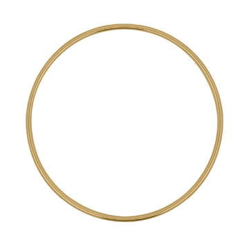 Bracciale rigido Charm Bar Rue Des Mille argento dorato Diametro 6,5 cm