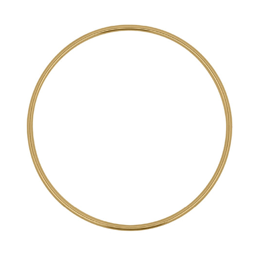 Bracciale rigido Charm Bar Rue Des Mille argento dorato Diametro 6,5 cm