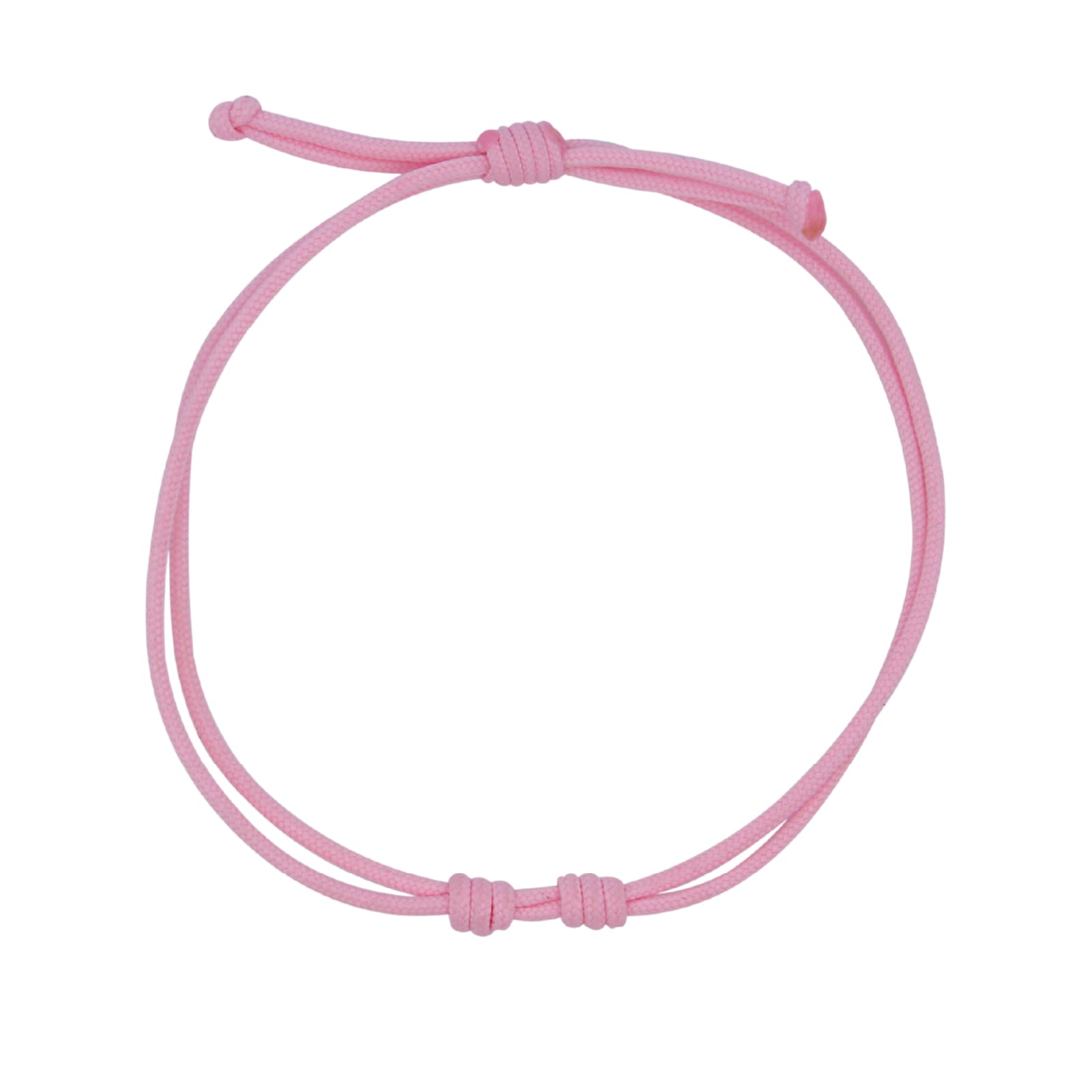 Bracciale da donna in tessuto di colore rosa Rue Des Mille regolabili