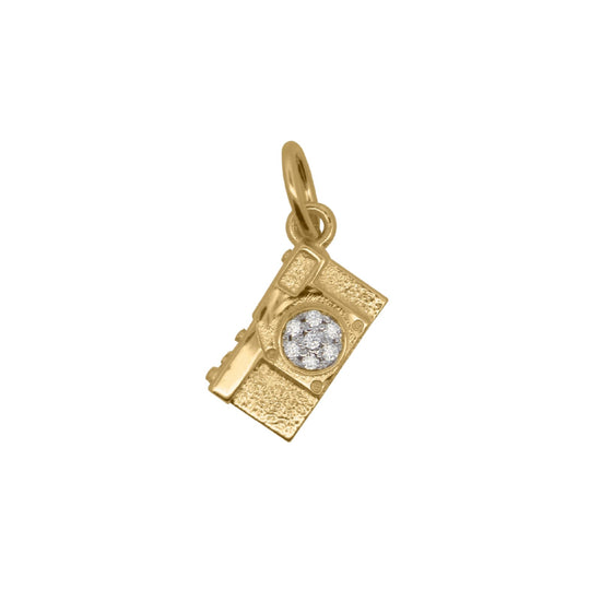 Charm Bar Rue Des Mille argento dorato macchina fotografica MISURA UNICA