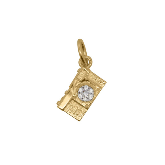 Charm Bar Rue Des Mille argento dorato macchina fotografica MISURA UNICA