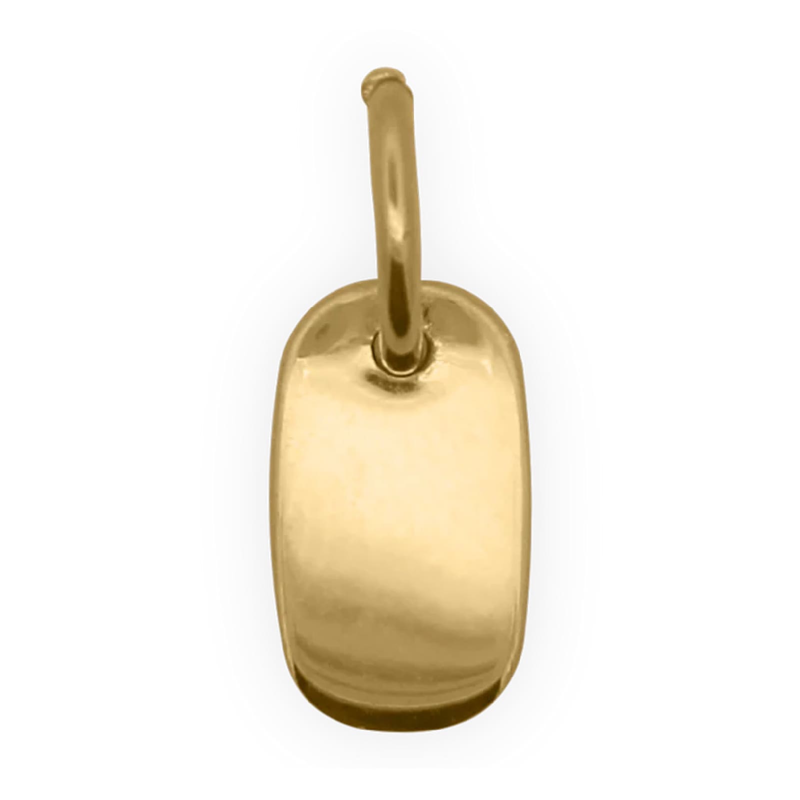 Charm Bar rettangolare piccolo Rue Des Mille argento dorato MISURA UNICA