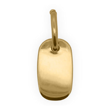 Charm Bar rettangolare piccolo Rue Des Mille argento dorato MISURA UNICA