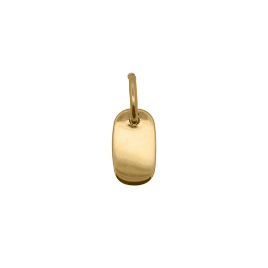 Charm Bar rettangolare grande Rue Des Mille argento dorato MISURA UNICA