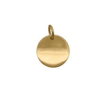 Charm Bar Rue Des Mille in argento dorato dalla forma tonda MISURA UNICA