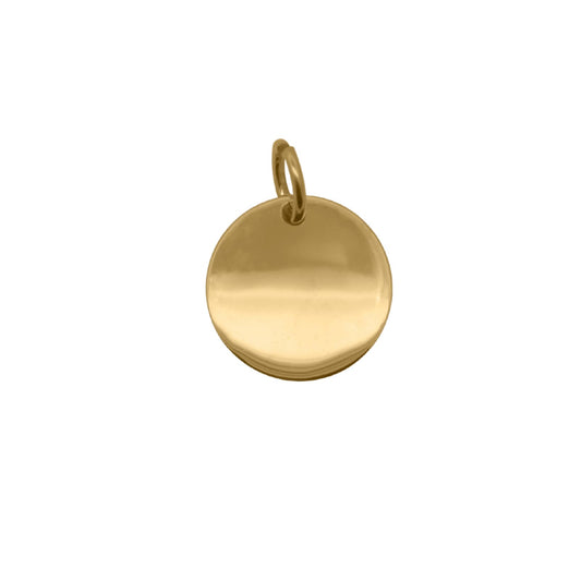Charm Bar Rue Des Mille in argento dorato dalla forma tonda MISURA UNICA