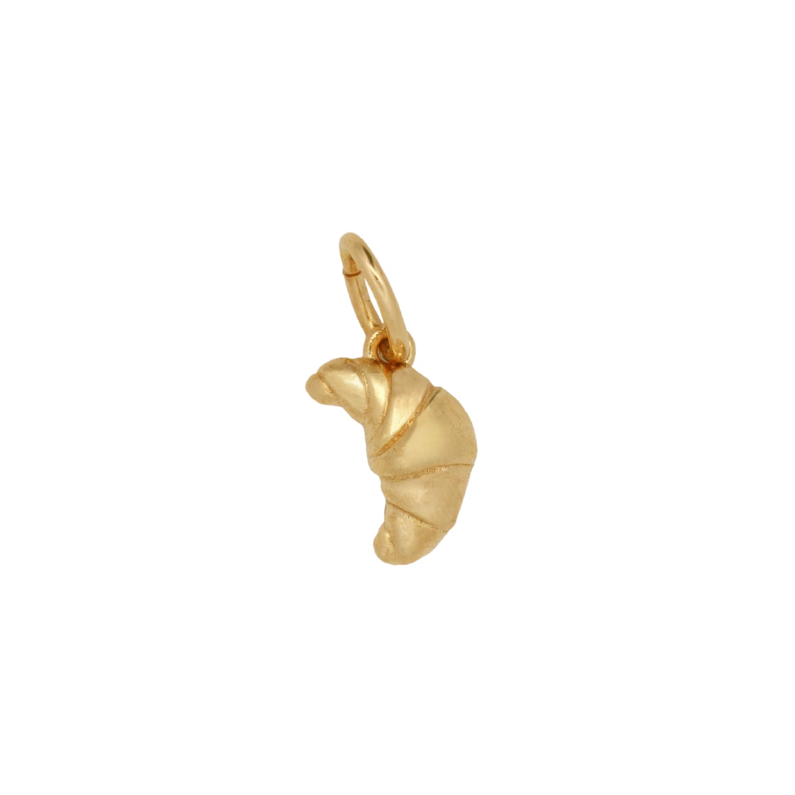 Charm Bar Rue Des Mille argento dorato a forma di brioche MISURA UNICA