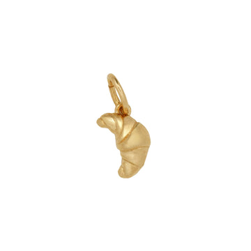 Charm Bar Rue Des Mille argento dorato a forma di brioche MISURA UNICA