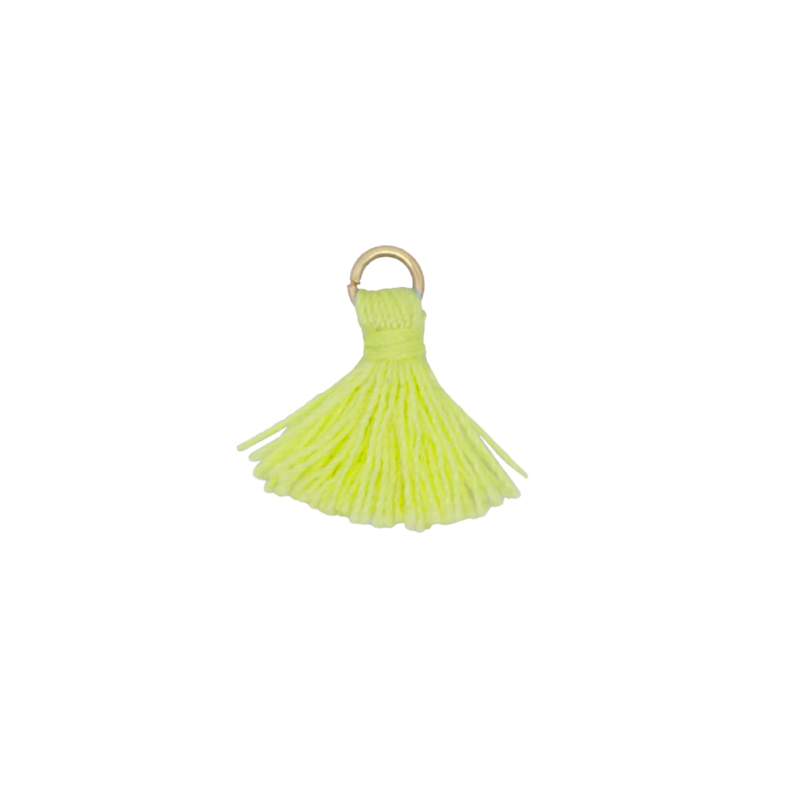 Charm Bar Rue Des Mille in argento e filetti di colore giallo MISURA UNICA