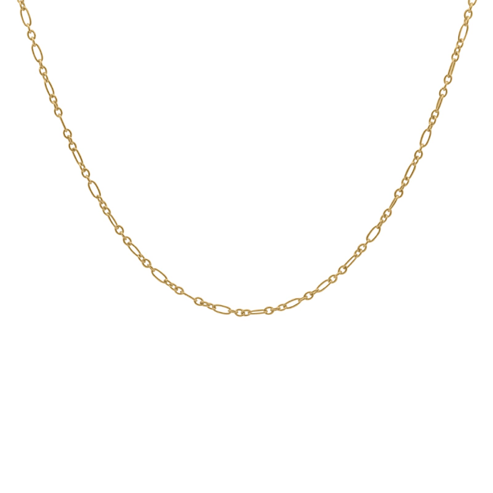 Collana Rue Des Mille argento oro maglie diverse dimensioni MISURA UNICA