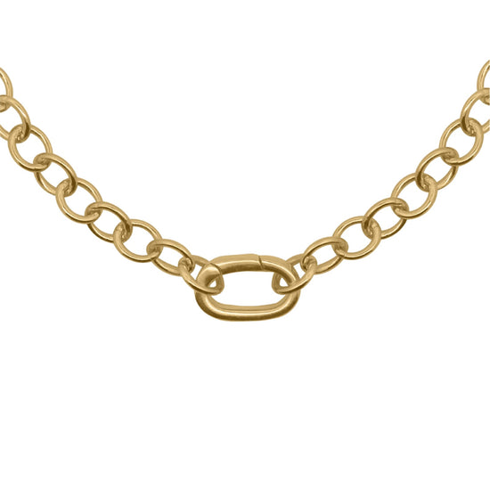 Collana Rue Des Mille argento dorato con chiusura piccola MISURA UNICA