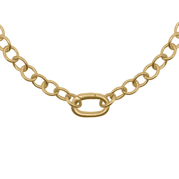 Collana Rue Des Mille argento dorato con chiusura piccola MISURA UNICA