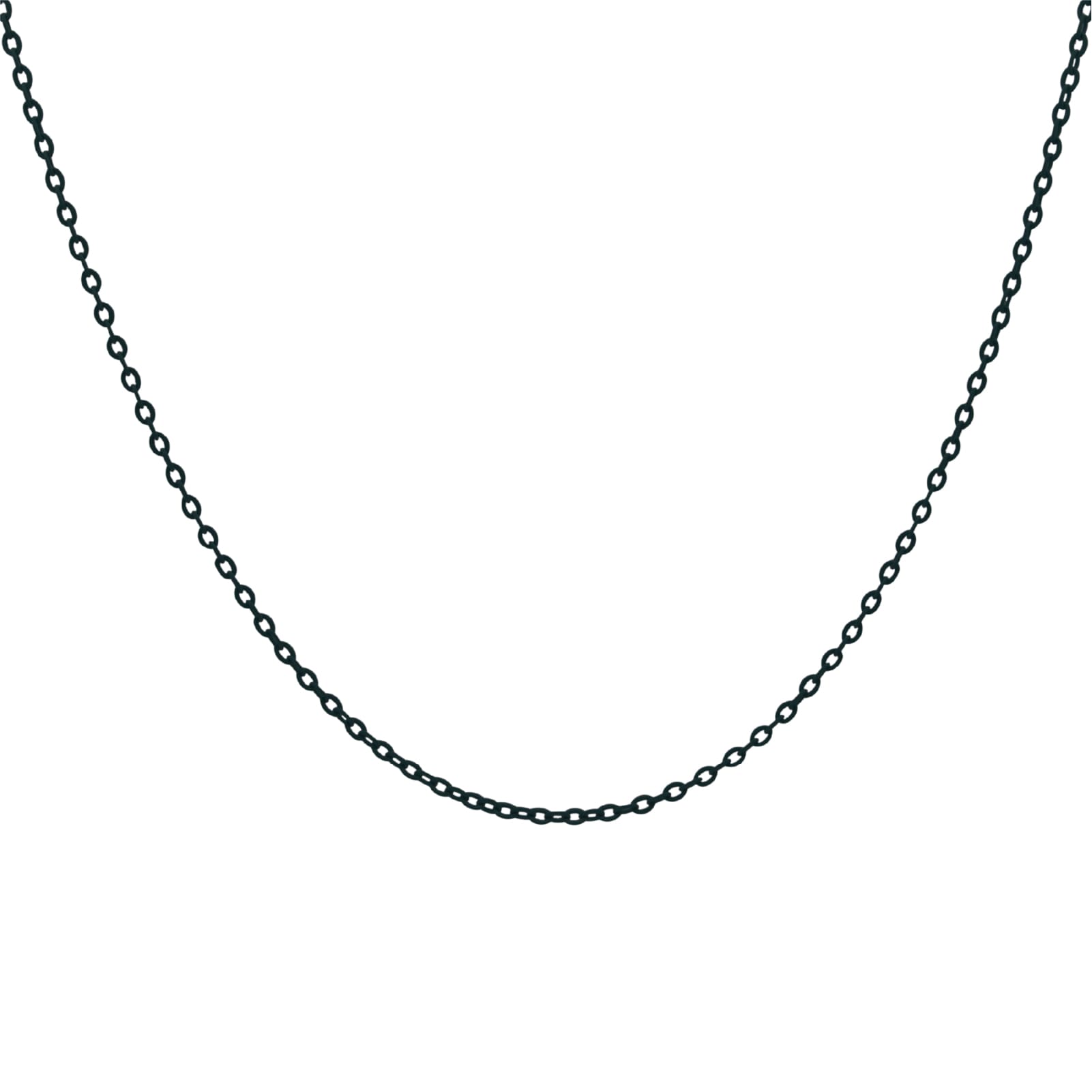 Collana girocollo Rue Des Mille argento smaltata colore nero MISURA UNICA