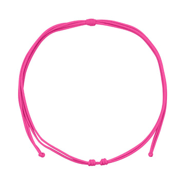 Collana da donna Rue Des Mille in tessuto di colore fucsia MISURA UNICA