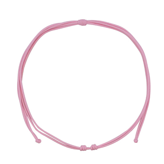 Collana da donna Rue Des Mille in tessuto di colore rosa MISURA UNICA