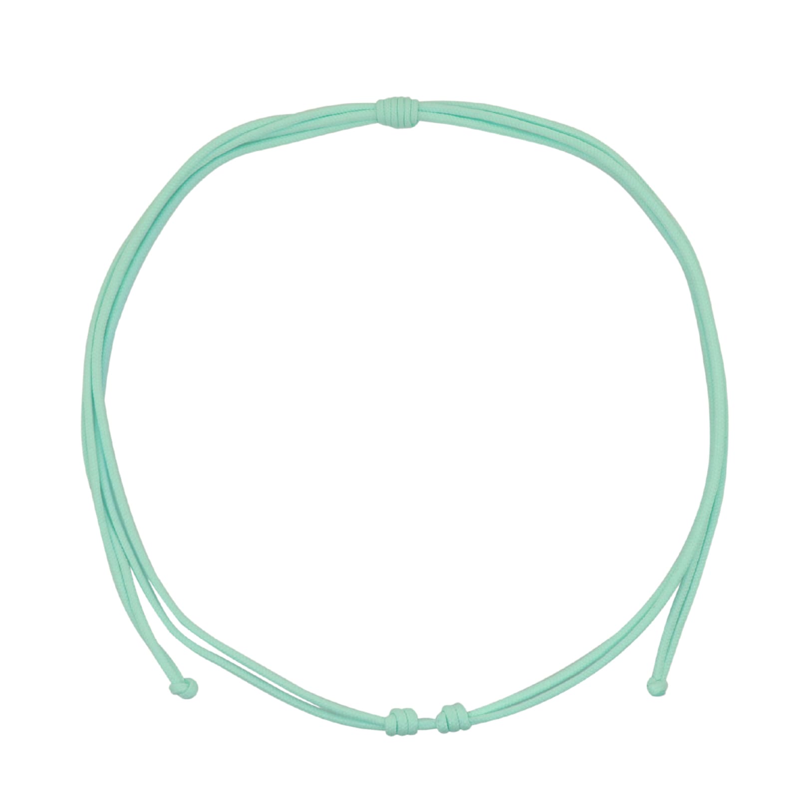 Collana da donna Rue Des Mille in tessuto di colore azzurro MISURA UNICA