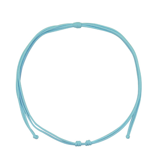 Collana da donna Rue Des Mille in tessuto di colore turchese MISURA UNICA