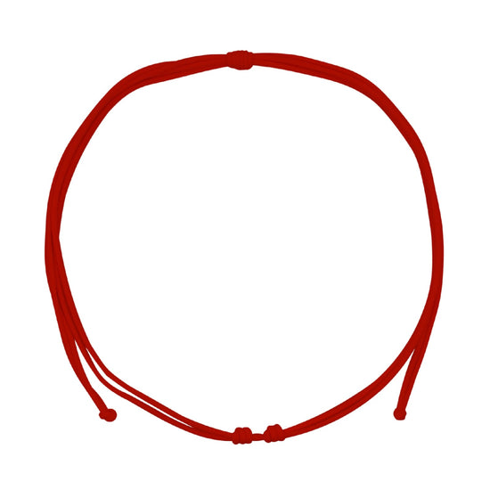 Collana da donna Rue Des Mille in tessuto di colore rosso MISURA UNICA