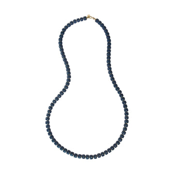 Collana Rue Des Mille Charm Bar in lega RDM cilindri blu MISURA UNICA