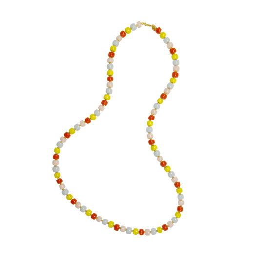 Collana elastica Rue Des Mille Charm Bar cilindri multicolor MISURA UNICA