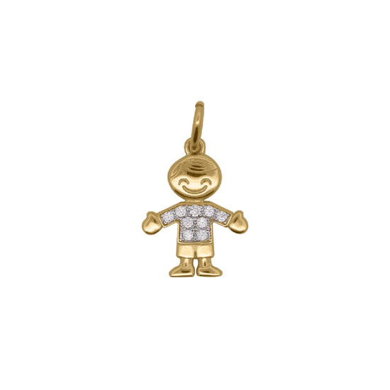 Charm Bar Rue Des Mille in lega RDM bambino con zirconi MISURA UNICA