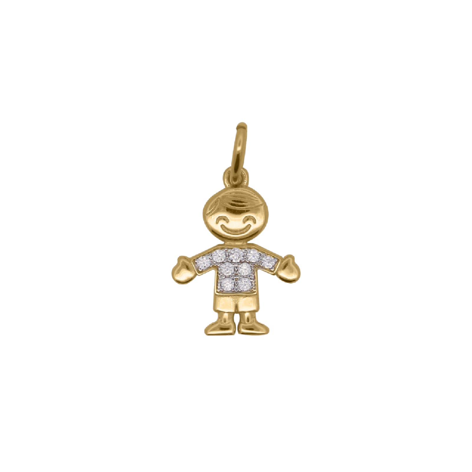 Charm Bar Rue Des Mille in lega RDM bambino con zirconi MISURA UNICA