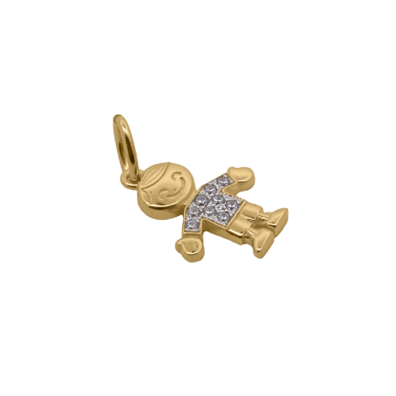 Charm Bar Rue Des Mille in lega RDM bambino con zirconi MISURA UNICA