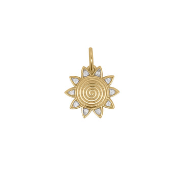 Charm Rue Des Mille Charm Bar sole in lega RDM e zirconi MISURA UNICA