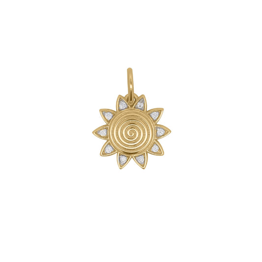 Charm Rue Des Mille Charm Bar sole in lega RDM e zirconi MISURA UNICA