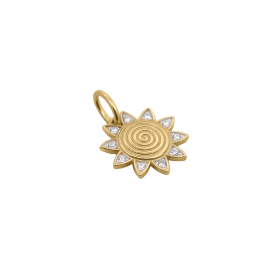Charm Rue Des Mille Charm Bar sole in lega RDM e zirconi MISURA UNICA