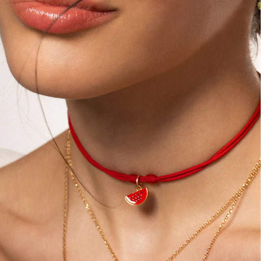 Charm Bar Rue Des Mille in lega RDM con anguria rossa MISURA UNICA