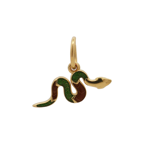 Charm Rue Des Mille Charm Bar in lega RDM oro serpente MISURA UNICA