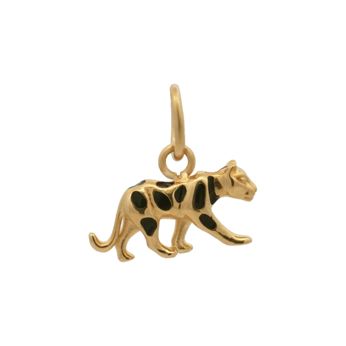 Charm Rue Des Mille Charm Bar in lega RDM oro leopardo MISURA UNICA