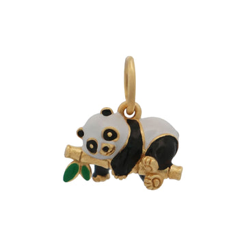 Charm Rue Des Mille Charm Bar in lega RDM oro panda MISURA UNICA
