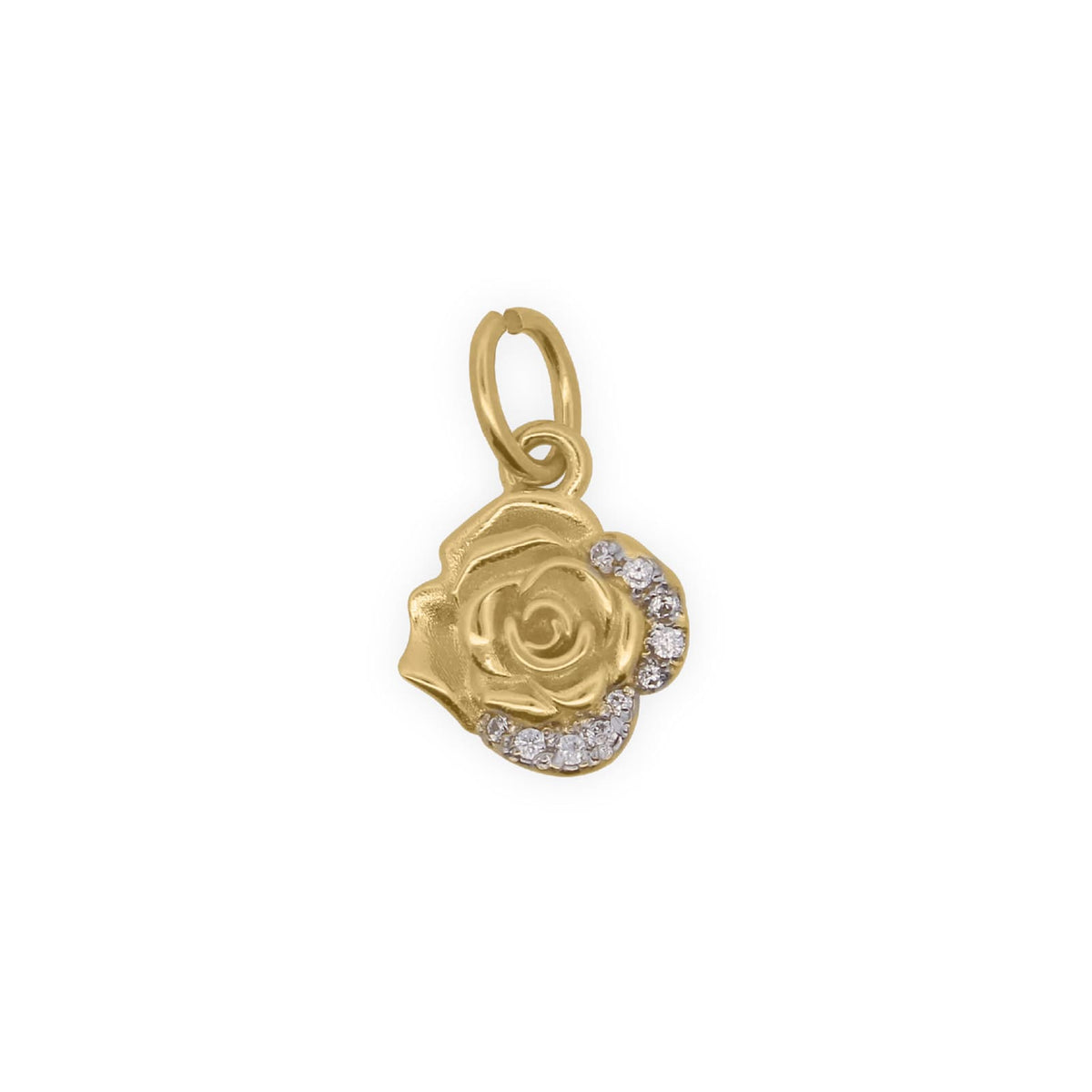 Charm Bar Rue Des Mille in lega RDM rosa con zirconi MISURA UNICA