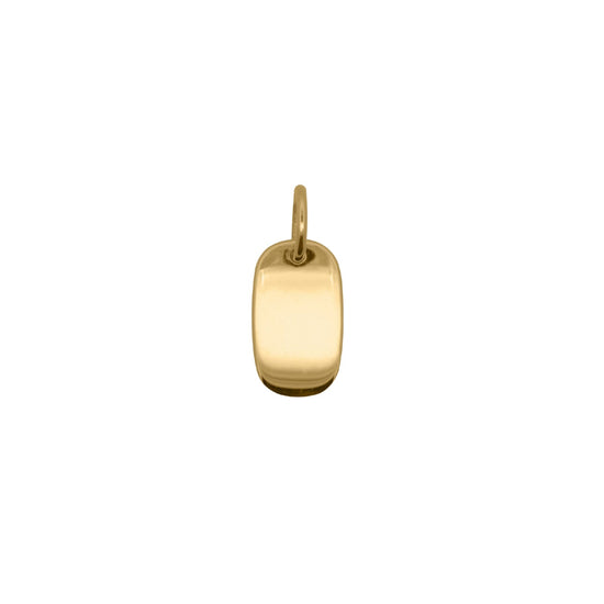 Ciondolo Rue Des Mille Charm Bar Medaglia Edge in lega RDM MISURA UNICA